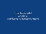 Symphonie 40-2 Andante (Wolfgang Amadeus Mozart)