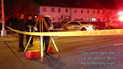 Two teens killed after Staten Island car wreck