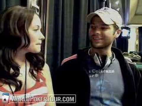 Chipleader Brian Powell Talks to Kimberly - End of Day 1a