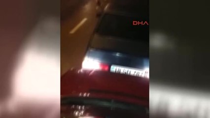 Zonguldak Yakıtı Biten Otomobil, Başka Bir Araçla İtildi