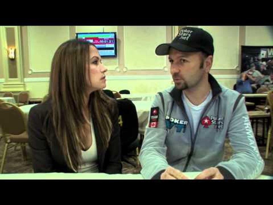 Kimberly Lansing and Daniel Negreanu at the Legends of Poker