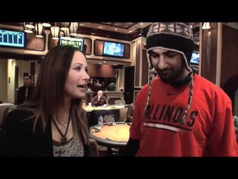 Faraz Jaka on Day 2 of the Doyle Brunson Five Diamond World Poker Classic