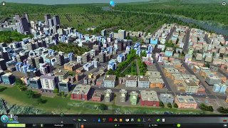 Cities Skylines - Fluxburgh [PART 5] Skyscrapers & Downtown Area