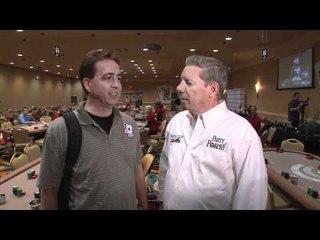 ClubWPT Qualifier Andy Whetstone on Day 1 of the Hollywood Poker Open