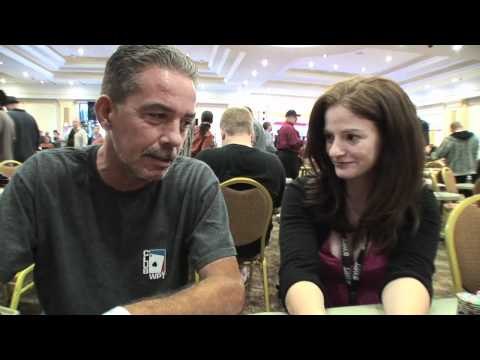 ClubWPT Qualifier Albert Lovato on Day 1B of the Legends of Poker