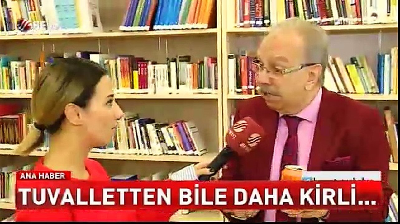 Tuvaletten bile daha kirli...