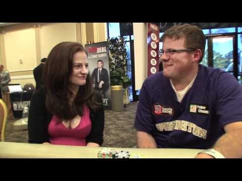 Matt Affleck on Day 1B of the Legends of Poker