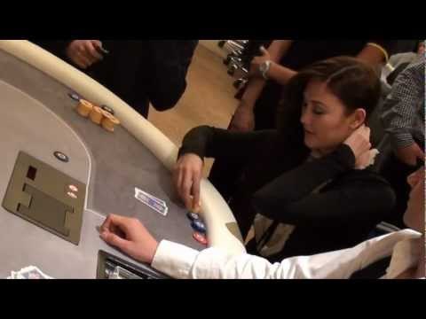 Royal Flush Girls playing poker at WPT Prague