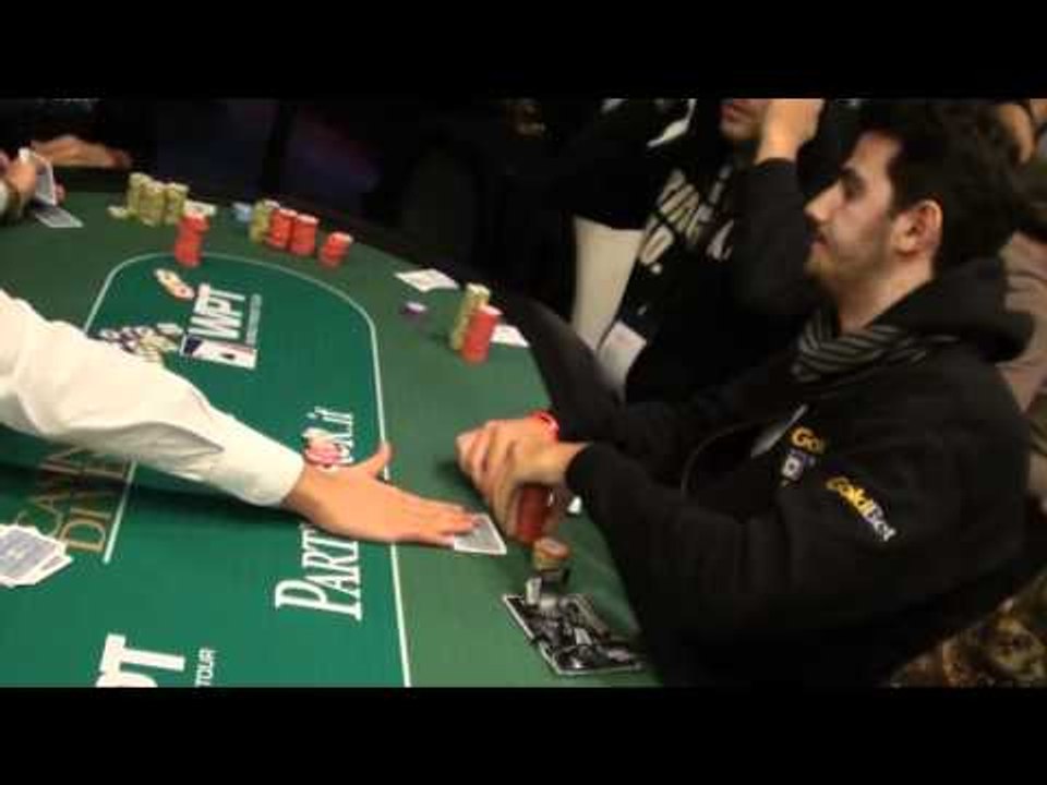 Nicola Ricciardelli is the bubble man at WPT Venice