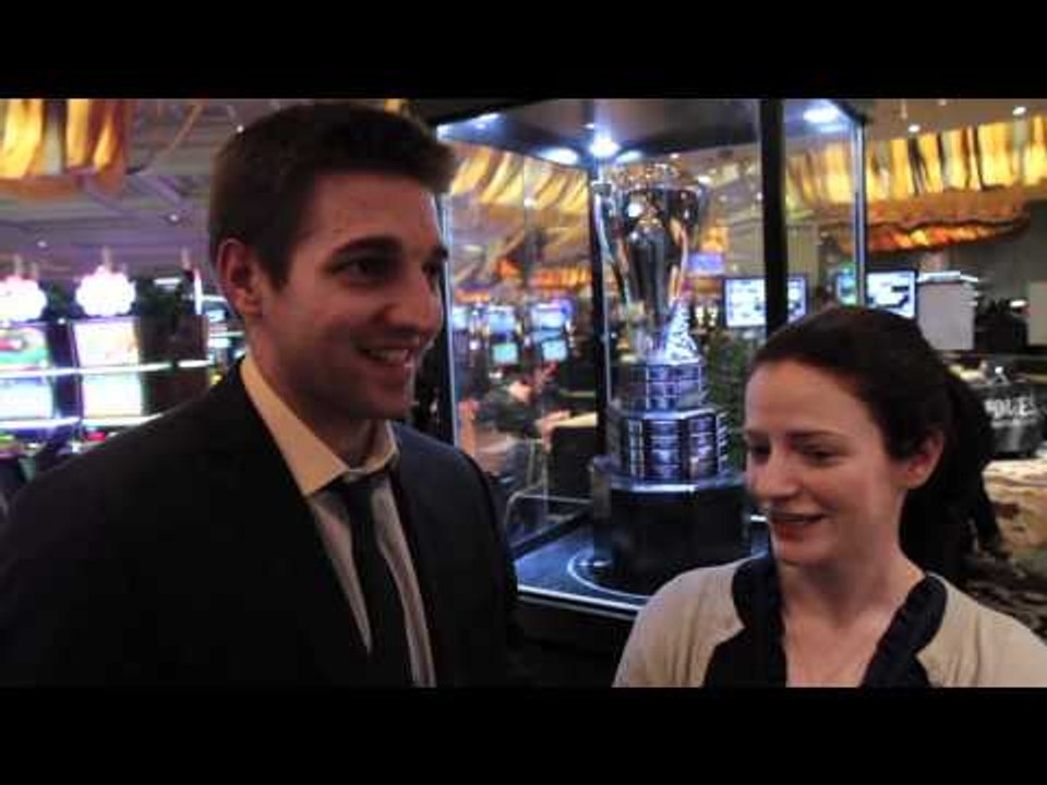 Tony Dunst on Day 1 of the Doyle Brunson Five Diamond World Poker Classic