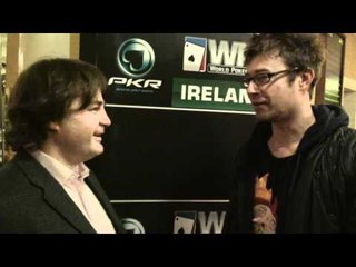 Jesse May and Ashley Hames ready to commentate WPT Ireland final table