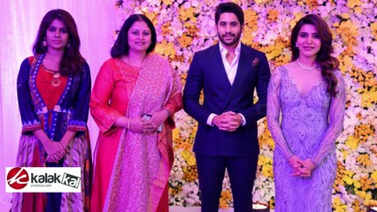 Samantha - Naga Chaitanya Wedding Reception