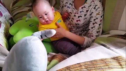 Day185 - Wilson Baby is 6 Month Old Today! POOP Leak Accident & many more..