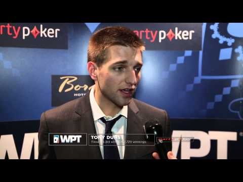 WPT World Championship sponsored by partypoker: Bustout Interview - Tony Dunst