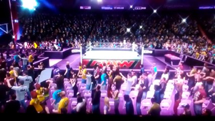 AJ Lee entrance starring Ricardo Rodriguez