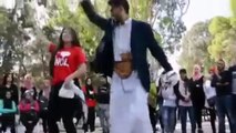 بنت تونسيه ترقص برع مع يمني في احد الحفلات بتونس