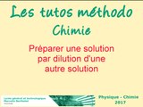 Comment réaliser une dilution ?