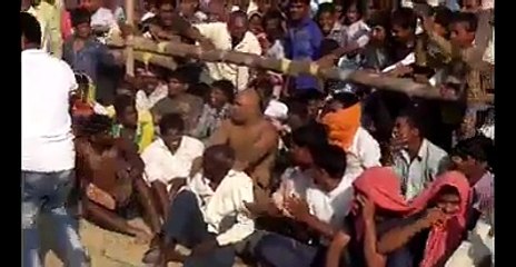 Indain bodybuilders fight like wwe kusti in india