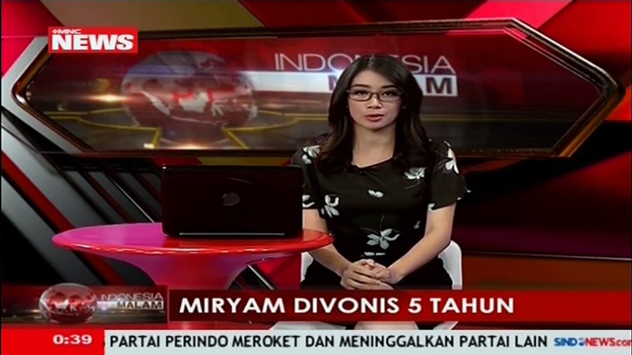 Miryam Divonis 5 Tahun Penjara