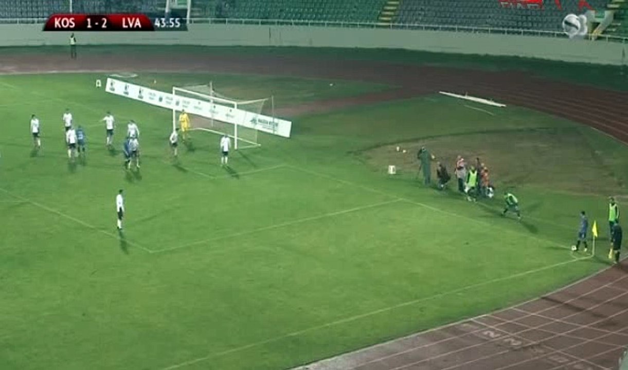 Vedat Muriqi Goal HD -  Kosovo	2-2	Latvia 13.11.2017