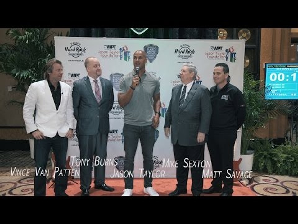 Jason Taylor/WPT Foundation Charity Event at Seminole Hard Rock in Hollywood, Florida