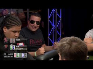 Gilbert Diaz busts PMU.fr WPTDS Main Event