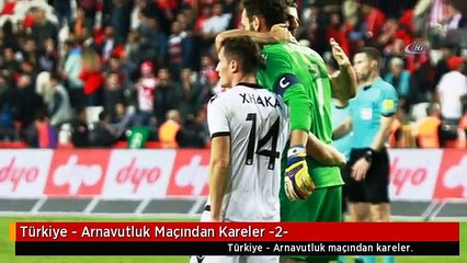 Türkiye - Arnavutluk Maçından Kareler -2-