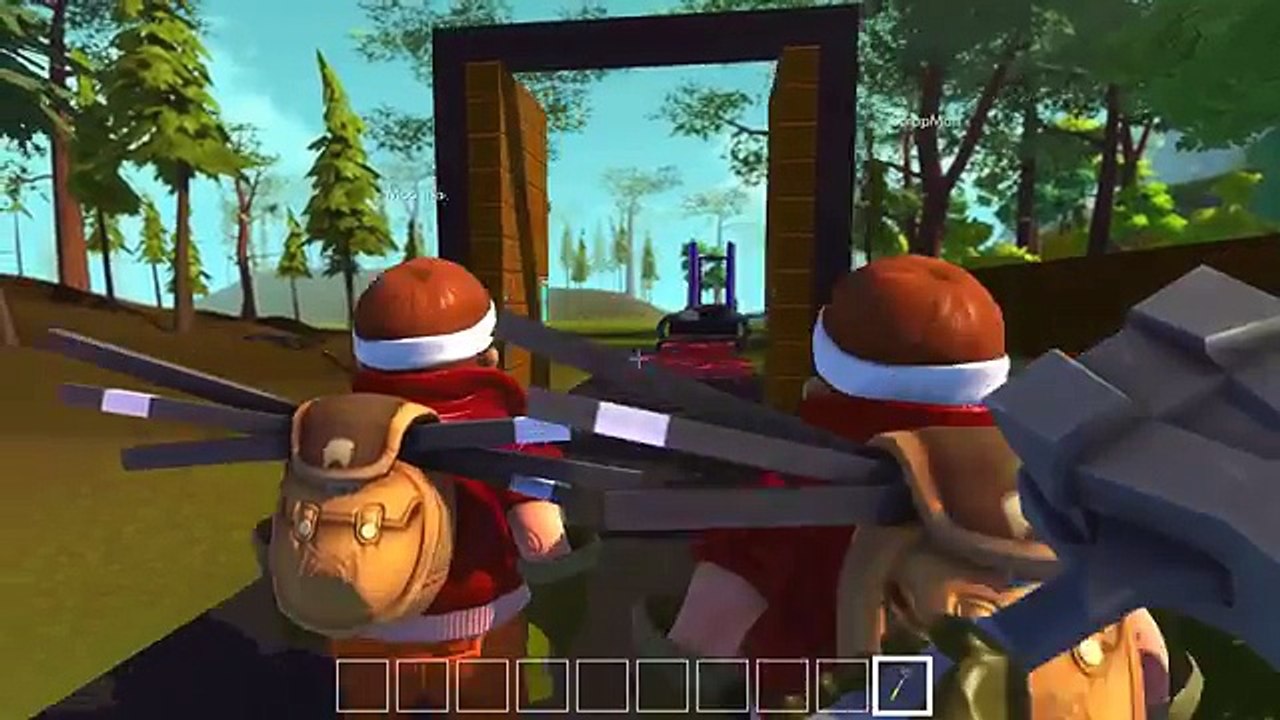 Scrap Mechanic Multiplayer- EP 124- Epic Deathrun Challenge! (World Download)