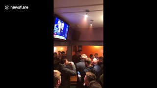 Hull City fans set off smoke bomb in Sheffield pub