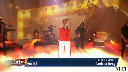 Andrea Berg bei - Ja ich will (Klein gegen Groß - Das unglaubliche Duell 2017)