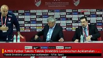 A Milli Futbol Takımı Teknik Direktörü Lucescu'nun Açıklamaları - 1