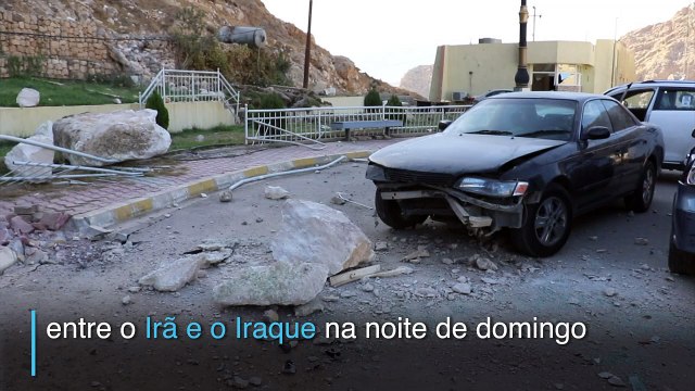 Terremoto deixa rastro de destruição e morte