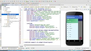 Latest Android Studio Navigation Drawer Tutorial (Part 1) - 2017