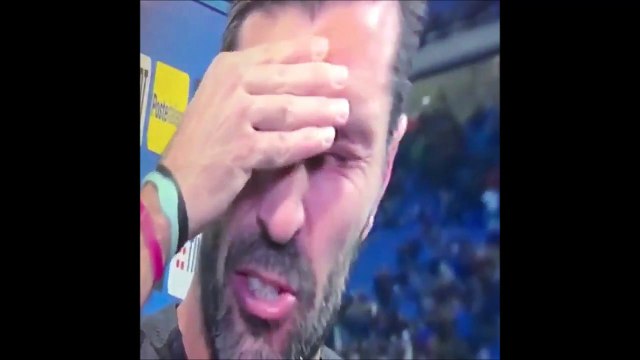 Gianluigi Buffon Crying On TV After Italy Failed To Qualify For The World Cup!