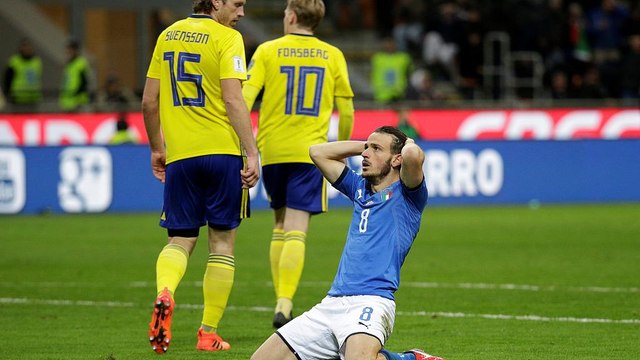 Italia fuori dai Mondiali. Svezia-Italia termina 0-0. È la prima volta dal 1958