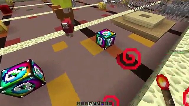 НОВЫЙ ЛАКИ БЛОК (Данжи, Боссы, Эпик) Spiral Lucky Block Обзоры Модов GeronCraft