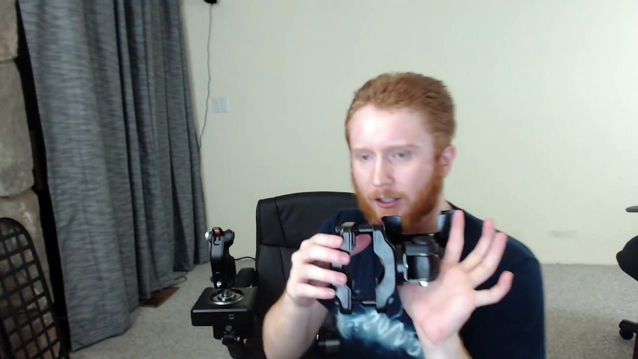How to mount HOTAS flight sticks to an office chair for Elite: Dangerous and other flight sims