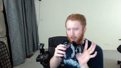 How to mount HOTAS flight sticks to an office chair for Elite: Dangerous and other flight sims