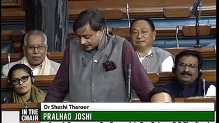 Dr. Shashi Tharoors EXCELLENT Speech in Loksabha over Demonetisation of Currency !! Must Watch !!