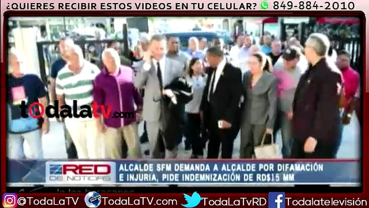 Alcalde en San Francisco de Macorís demanda a alcalde por difamación-Red De Noticias-Video