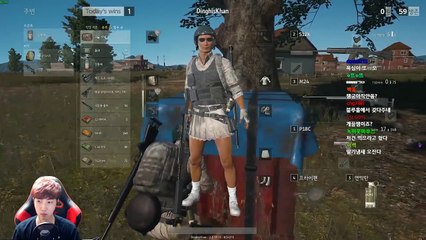 [PUBG]M4와 M24를 들고 산 꼭대기에서 배틀그라운드 솔로 | 4entro DinghisKhan(Dingception) BATTLEGROUNDS SOLO