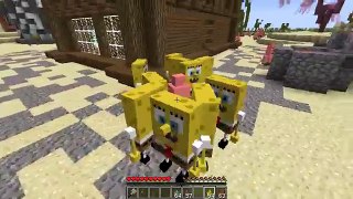Minecraft | MORPH HIDE AND SEEK - SPONGEBOB MOD! (Spongebob, Patrick, Squidward)