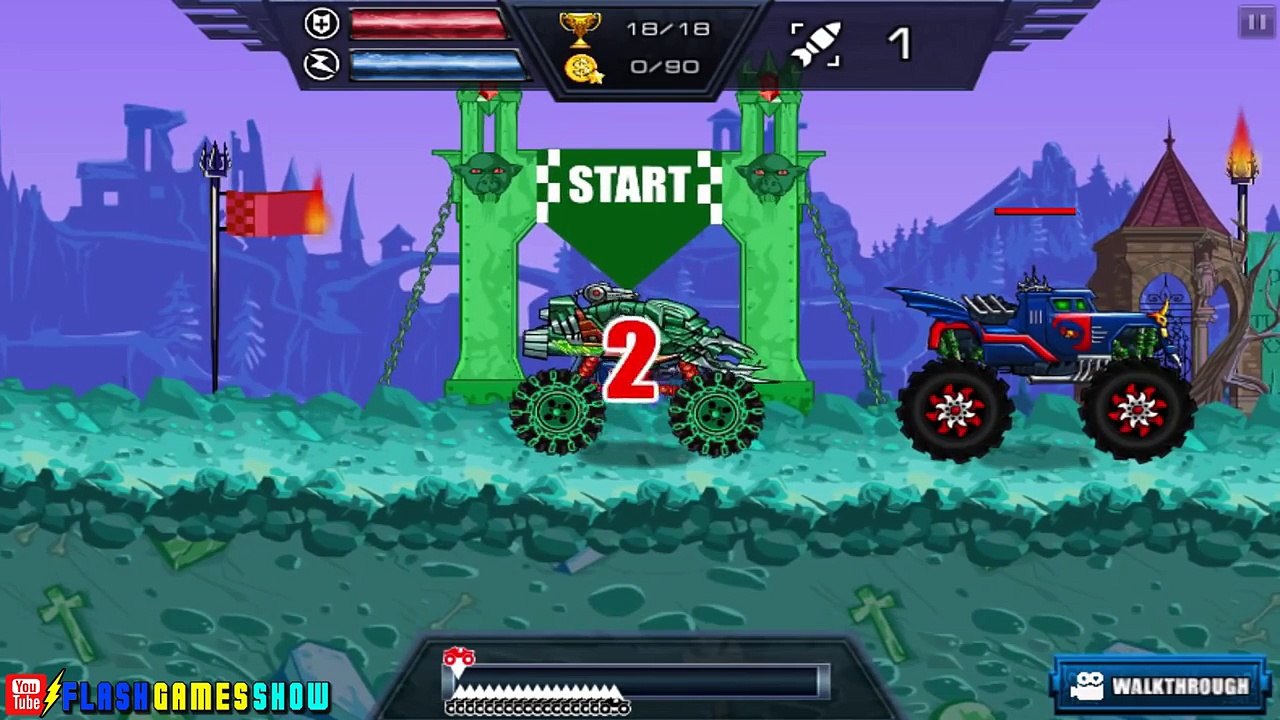 Mad Truck Challenge 3 Transylvania All Levels With Boss Fight Walkthrough