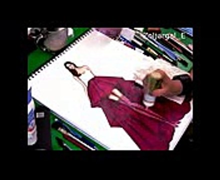 fashion sketch - speed painting