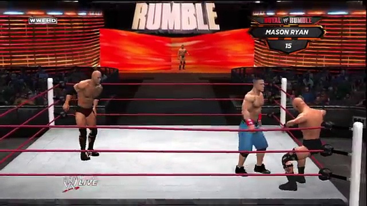 WWE12 - 40 Man Royal Rumble Match HD