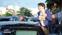 Canadian PM Justin Trudeau nagtrending sa social media dahil sa pagbisita sa isang fast food chain sa Pilipinas