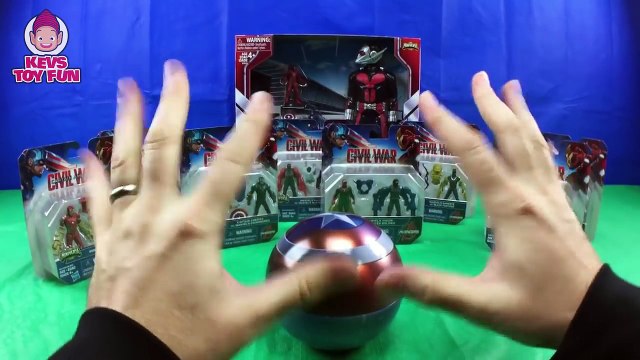 Avengers Superheroes Marvel Captain America Civil War Figures Toy Iron Man Black Widow Unboxing