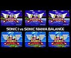 Sonic the Hedgehog vs Sonic Mania KEEPING BALANCE