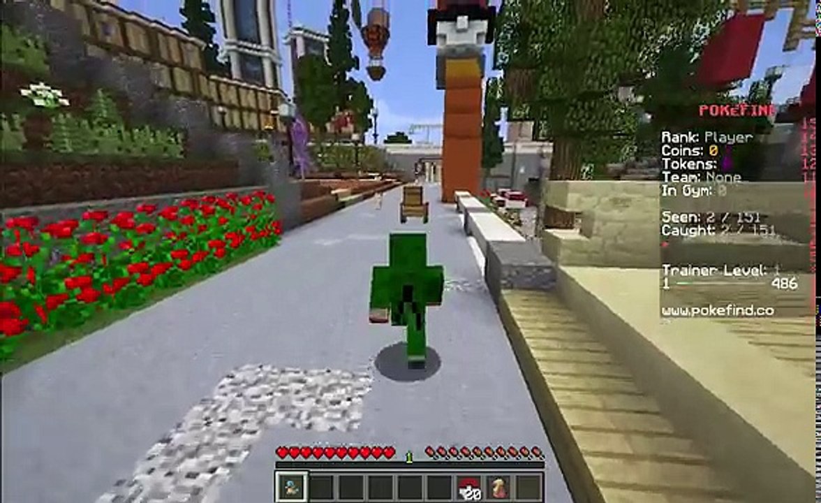 Pokemon Go in Minecraft - Pokemon Vanilla World #1 (PokeFind)