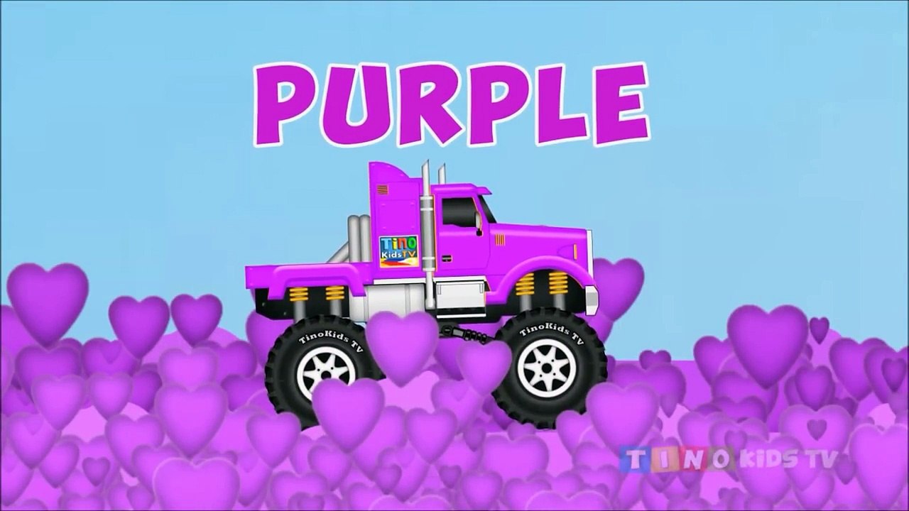 Monster Trailer Truck Surprise Eggs [Ext.] Learning Colors Video for Kids